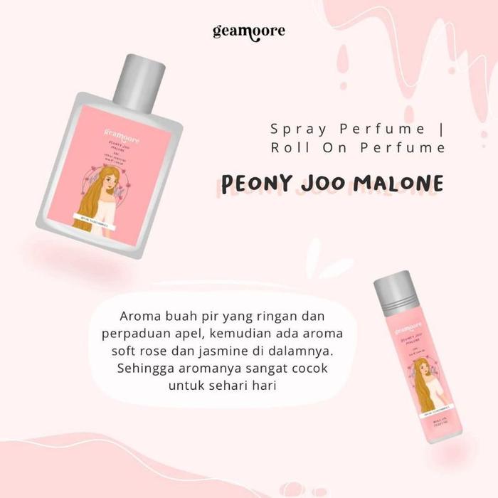 Gambar Geamoore Inspired Parfume BPOM 30ml 6ml Roll On Joomalone Backaratz - Joomalone, 30 mL Spray dari Scarlett Official undefined Tokopedia