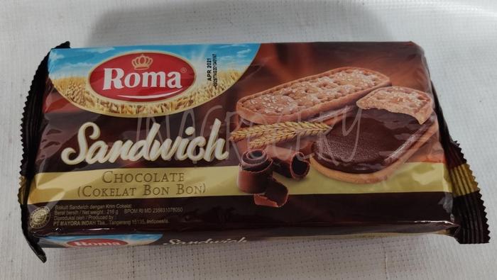 Gambar ROMA SANDWICH (All Variant) 216gr - Coklat dari INAgrocery undefined Tokopedia