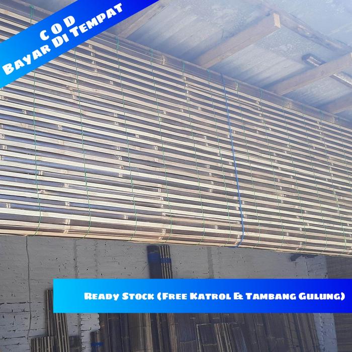 Gambar Tirai Bambu - Kerey Kulit Bambu T 1 x L1 - Kerei - Kerey - Wide - Krey - campur pernis, 1x1 dari KampungQu_NEW undefined Tokopedia