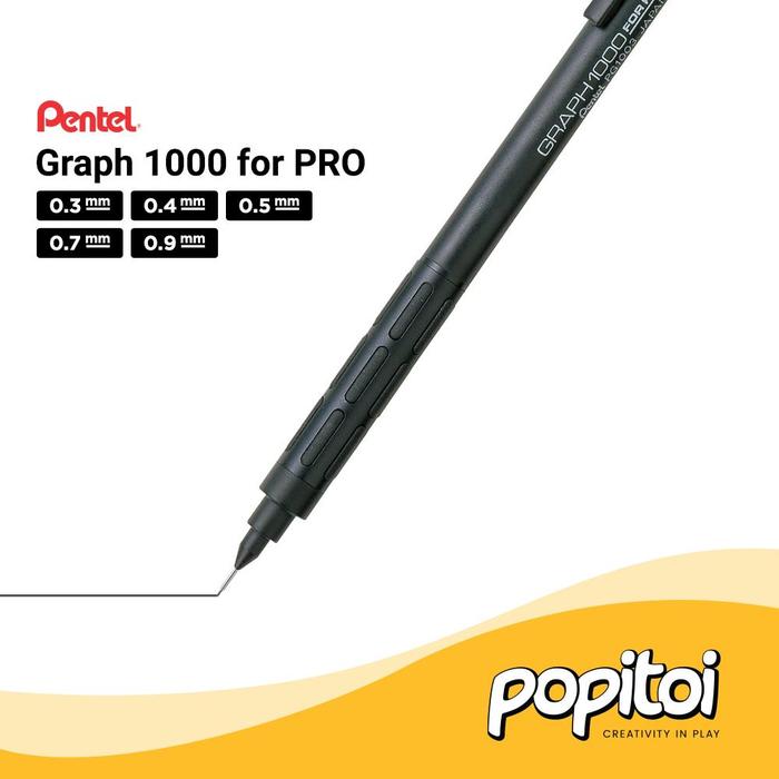 Gambar Pentel Graph 1000 for PRO Mechanical Pencil Pensil Mekanik - 0.3 mm dari Popitoi undefined Tokopedia
