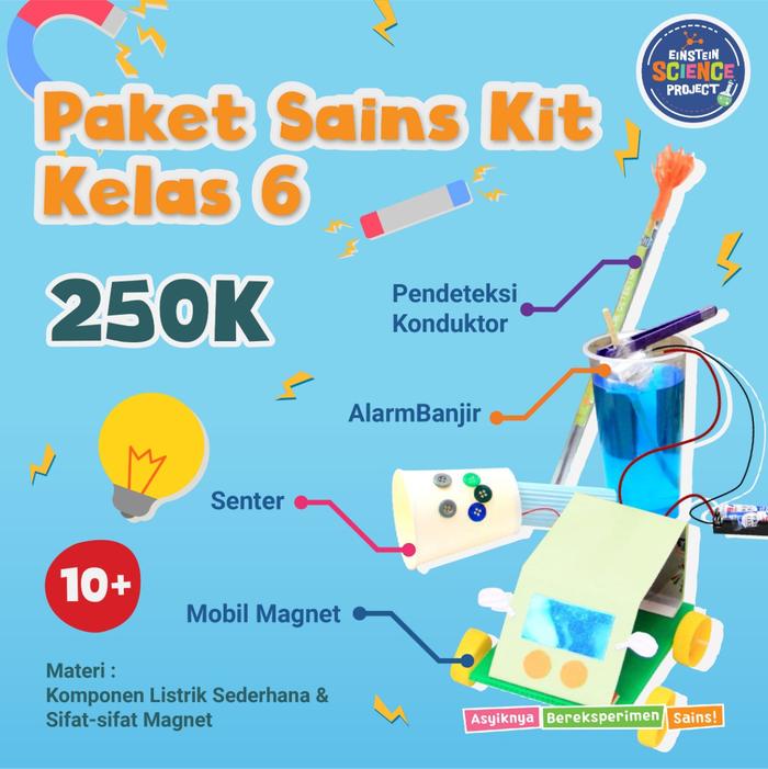 Gambar Mainan Edukasi / Alat Eksperimen / Percobaan Paket Sains Kelas 6 dari Einstein Science Project undefined Tokopedia