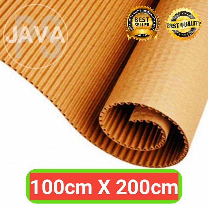 Gambar Kardus Packing Karton Single Face Meteran Lembaran Uk. 100cm X 200cm dari Java Packing Solution undefined Tokopedia
