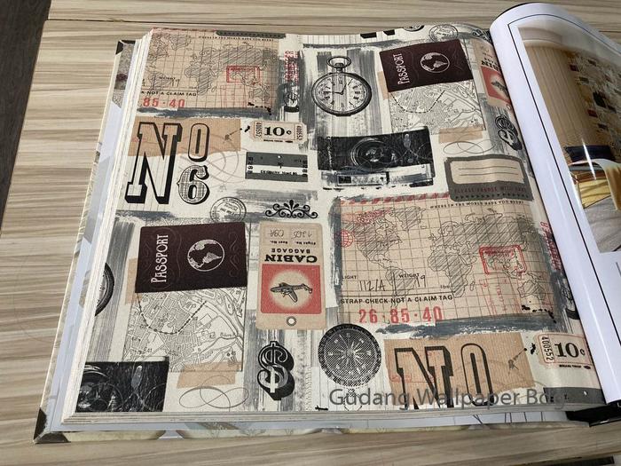 Gambar Wallpaper Vinyl Dinding Anak Remaja Vintage Monochrome Tekstur Koran dari Gudang Wallpaper Bdg undefined 3 Tokopedia
