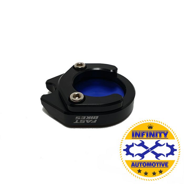 Gambar SEPATU PIJAKAN STANDAR TENGAH CNC XMAX COVER TAPAK KUDA FASTBIKES - Biru dari Infinity Automotive undefined Tokopedia