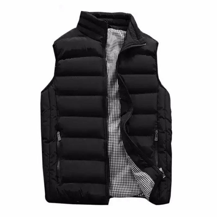 Gambar rompi tebal / vest windbreaker - Hitam, L dari CKRY PROJECT undefined Tokopedia