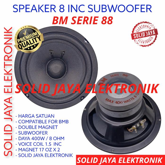 Jual Speaker Bm 8 8inc Speaker Subwoofer For Bmb 8 In Double Magnet Kota Tangerang Solid Jaya Elektronik Tokopedia