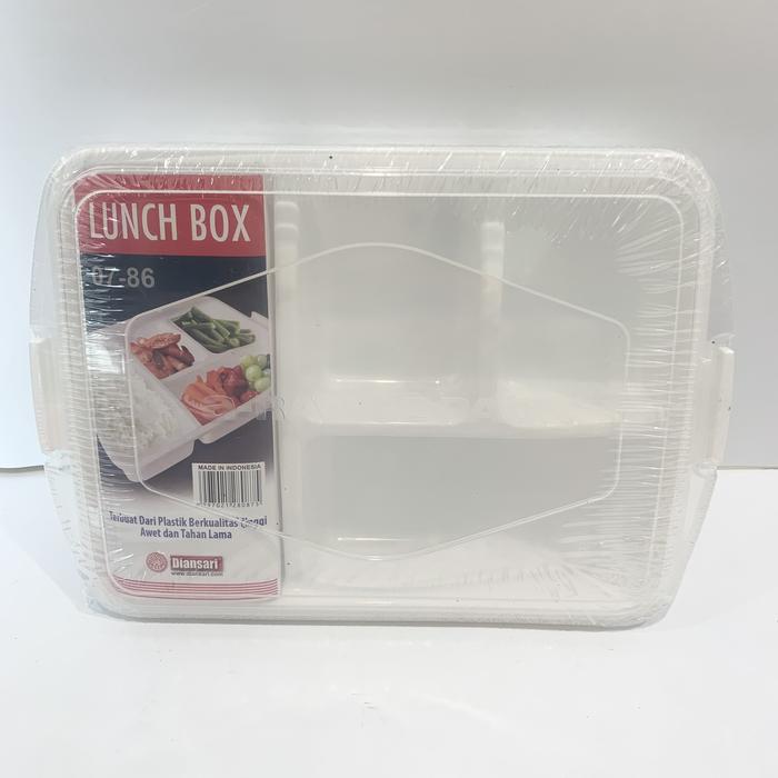 Gambar Tempat Makan/ Kotak Makan/ Lunch Box Kotak Segi Tutup Bening Diansari - Hijau dari Toko Yen Yen Kediri undefined 3 Tokopedia