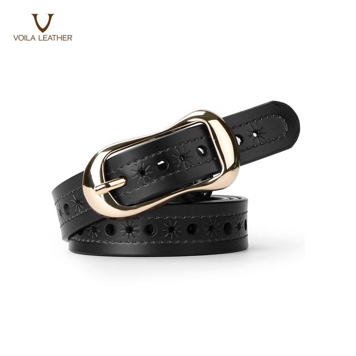 Gambar Ikat Pinggang Wanita Voila Diana - Hitam dari Voila Leather undefined Tokopedia