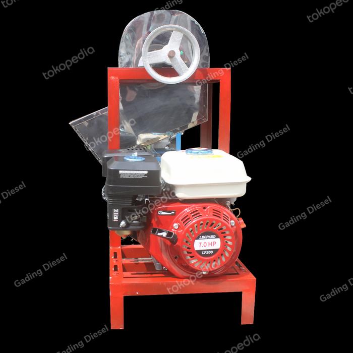 Gambar MESIN SAWUT SINGKONG BODY STEINLIS + ENGINE 6.5PK dari Gading Diesel undefined Tokopedia