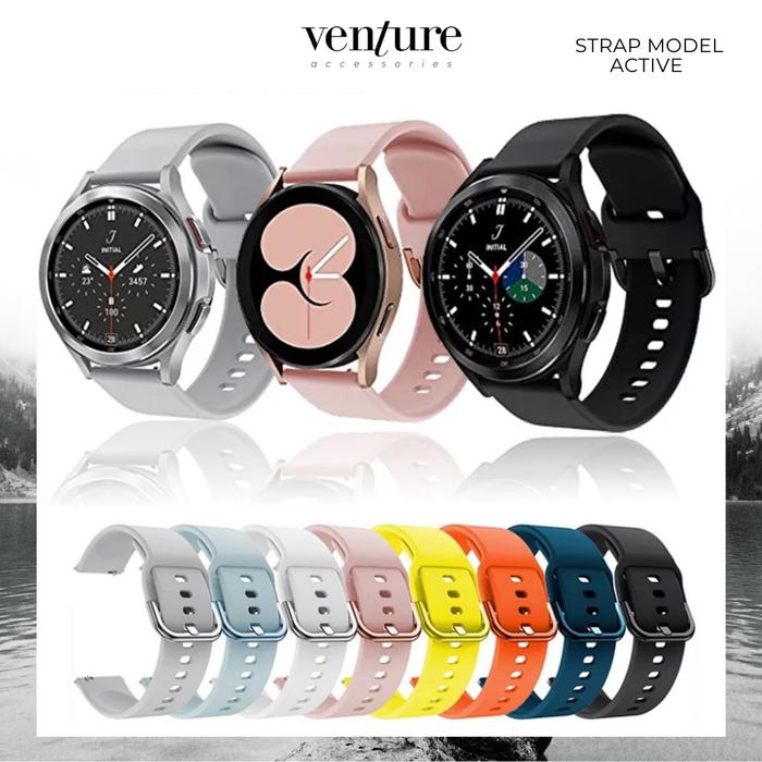 Jual STRAP SAMSUNG GALAXY WATCH 4 CLASSIC 40 42 44 46MM MODEL ACTIVE 20MM -  Yellow - Jakarta Utara - Venture Accessories | Tokopedia