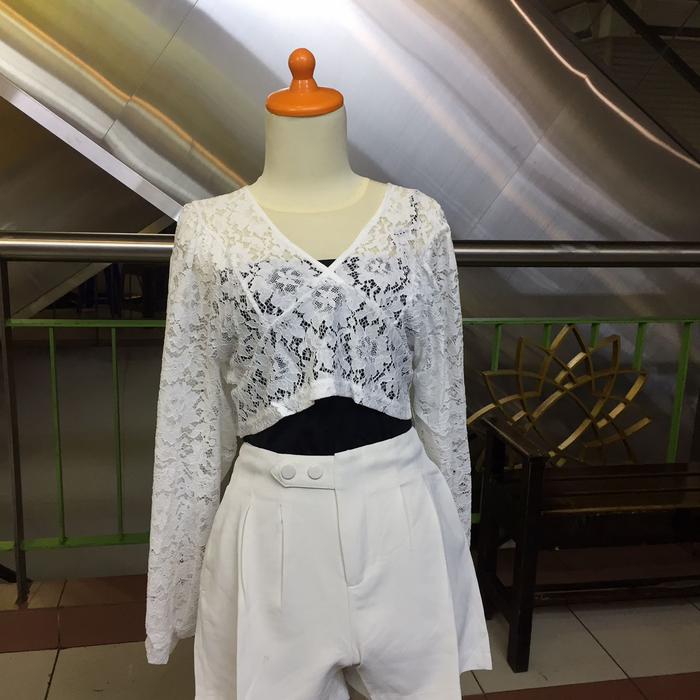 Gambar Atasan import wanita free tanktop - Putih, All Size dari Modele-fashion undefined Tokopedia