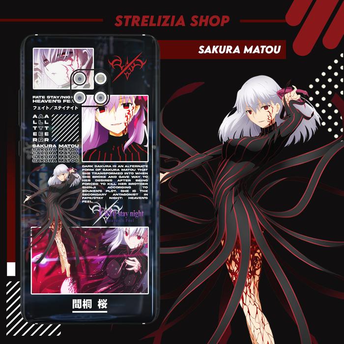 Gambar Phone Case Fate Stay Night Heaven Feel Sakura Matou - Tipe 1, Hardcase 3D dari Strelizia Shop undefined Tokopedia