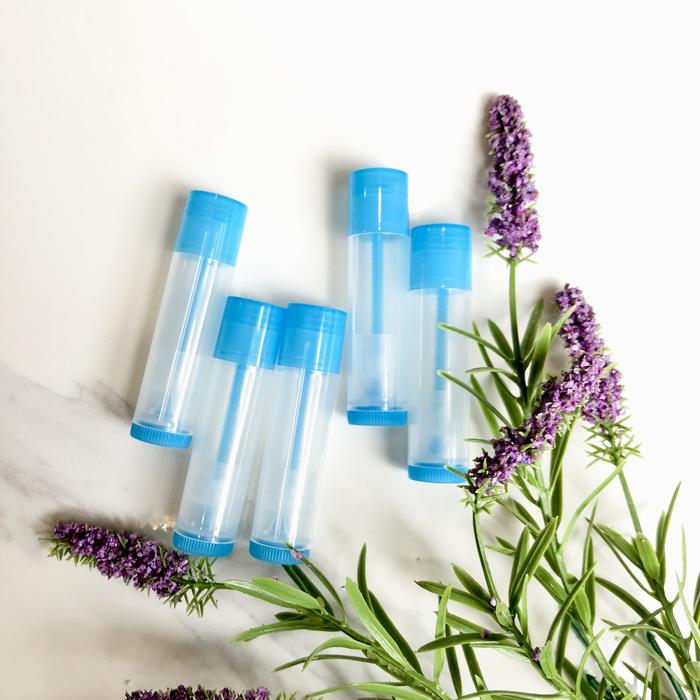 Gambar 5gr Lip balm Kosong 5gr Warna Warni Wadah Tube Container DIY - clear biru dari DomHayPack undefined Tokopedia