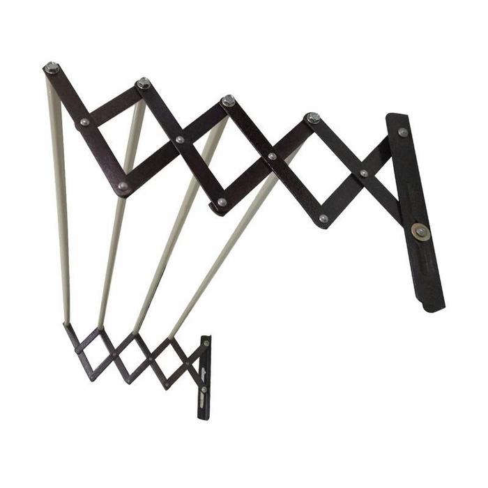 Gambar Jemuran dinding lipat praktis Barang ready Makassar - Hitam dari Toko Pratama Karya undefined Tokopedia