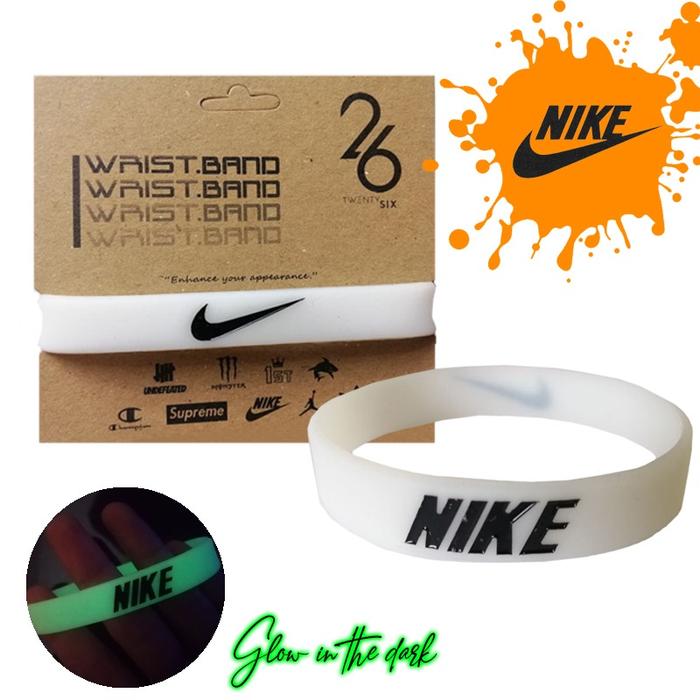Baller Band Silicone Bracelet Caoutchouc Nike Jual BLACK SHARK