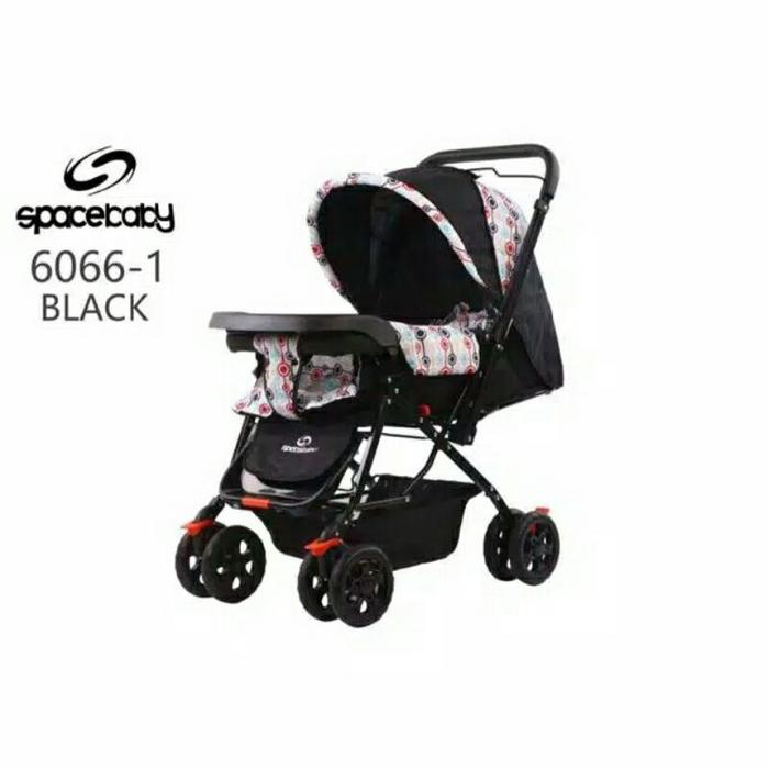 Gambar Stroller Ayun Space baby pacific original - SB 6066 1 - SB-60661-Black dari bike and toys undefined Tokopedia