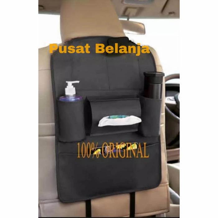 Gambar Car Seat Organizer Tas mobil multifungsi - Hitam dari Shopping Center.id undefined Tokopedia