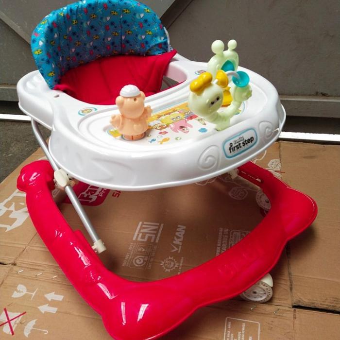 Gambar LUAR KOTA -Baby Walker Alat Bantu Jalan Bayi Family FB-12388 Spongebob - 12388-RED dari bike and toys undefined Tokopedia
