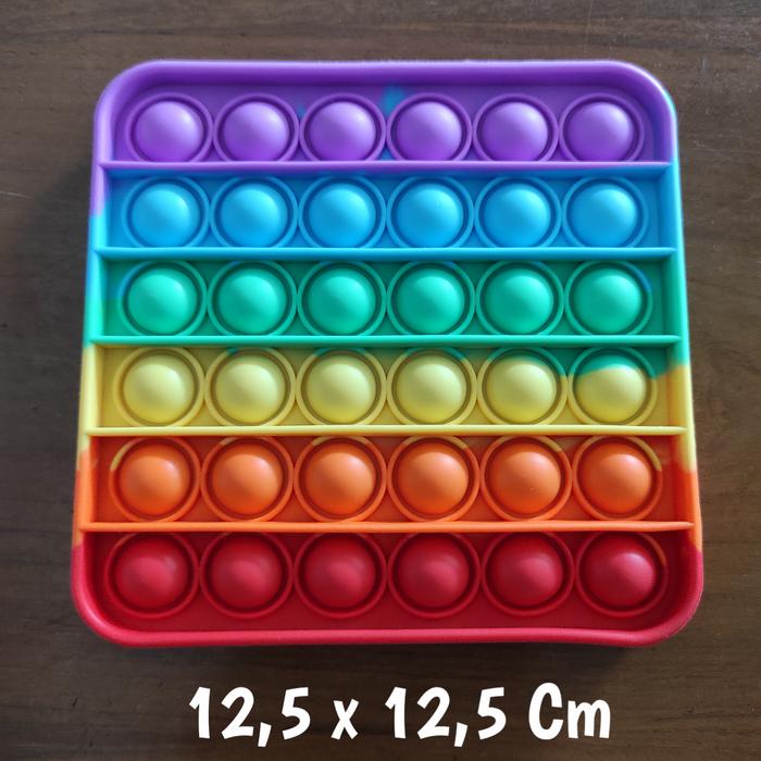 Gambar Mainan Pop It Fidget Toy Bubble Rainbow Series Pop It murah - Kotak Rainbow dari Liusa Toys undefined Tokopedia