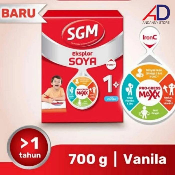 Gambar SGM EKSPLOR 1+ SOYA 700GR (1-5 TAHUN) / SUSU FORMULA BAYI - MADU dari ANDANNY STORE undefined Tokopedia