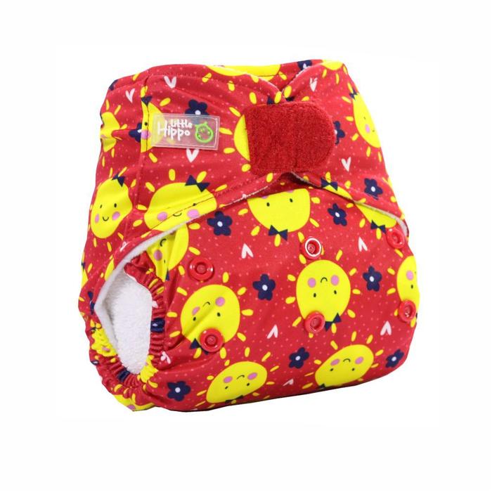 Gambar Clodi Popok Kain Bayi Little Hippo Easyfit Tipe Perekat Cloth Diaper - Fun Sunny dari Babyboostore undefined Tokopedia