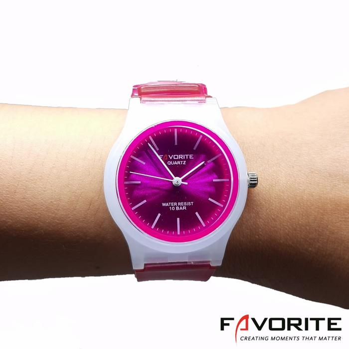 Gambar jam tangan favorite AF17 water resistant - Pink Fanta dari lylo.acc undefined Tokopedia