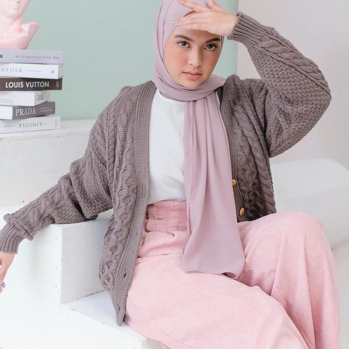 Jual cardigan rajut wanita korea/cardi 