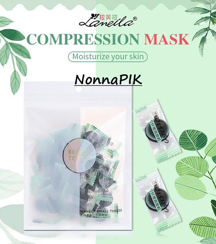 Gambar Masker Muka / Masker Wajah / Compressed Mask / DIY FACIAL MASK SHEET dari NonnaPIK undefined Tokopedia