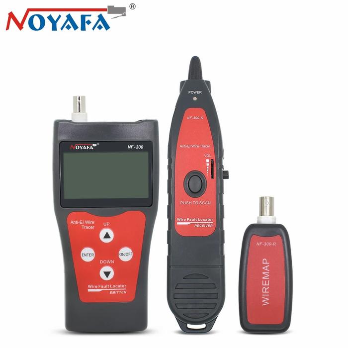NF300 NETWORK COAX CABLE TESTER FLASHING PORT FUNCTION DOSS NF-300
