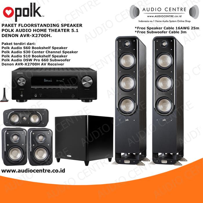 Jual Paket home theater Polk Audio S60 