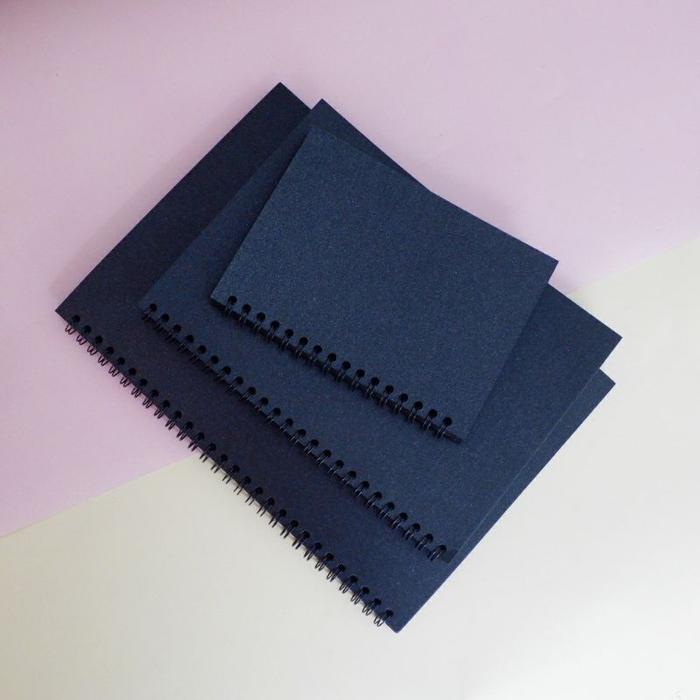 Gambar Black Paper Plain Notebook Series - B5 dari Feb Store_NEW undefined Tokopedia