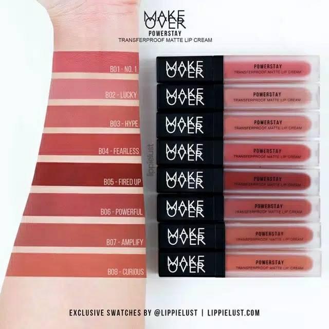 Gambar MAKE OVER Powerstay Transferproof Matte Lipcream | Lipstik make over - B09 Popular dari Yogyakarta Beauty Center undefined Tokopedia