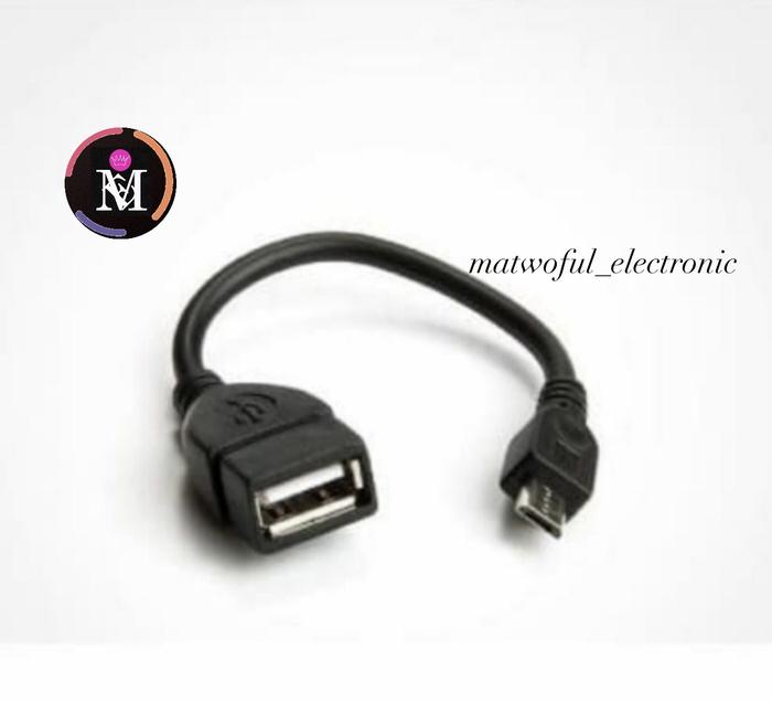 Gambar Kabel OTG Micro usb For android ke camera DSLR Transfer foto ke hp dari matwoful electronic undefined Tokopedia
