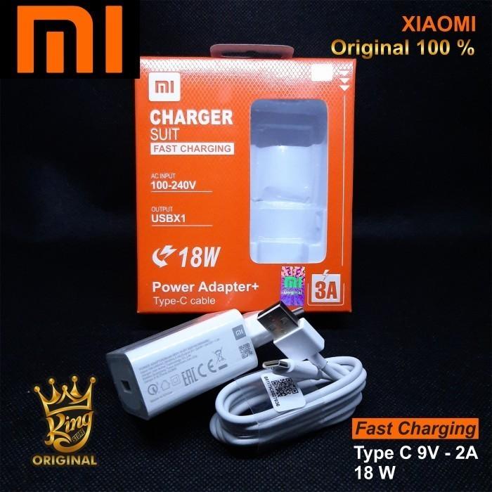 Gambar Charger Casan Xiaomi Mi Pad 4 4 plus 3 2 USB Type C Original 100% Asli dari KING ORIGINAL STORE undefined Tokopedia