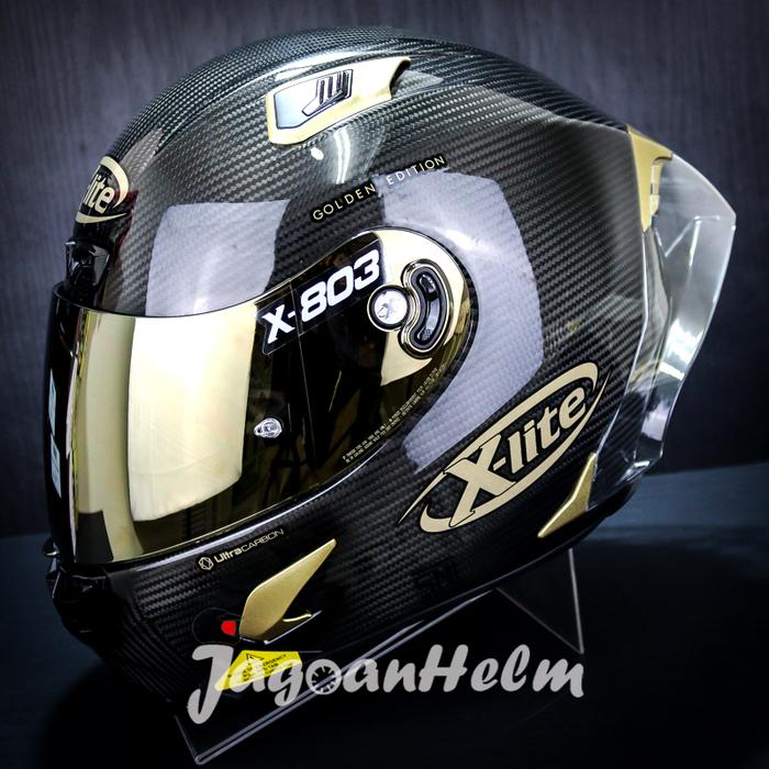 Jual X-LITE HELM X-803RS ULTRA CARBON GOLDEN #33 |BLACK GOLD| XLITE EDITION  - XXL* - Kota Bekasi - Jagoan Helm | Tokopedia