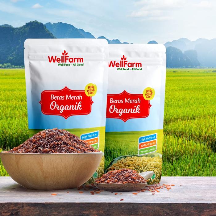 Gambar Wellfarm Beras Merah Mentik Susu Organik 300 gr / MPASI Baby Rice - Beras Merah dari NuNa Baby Shop undefined Tokopedia