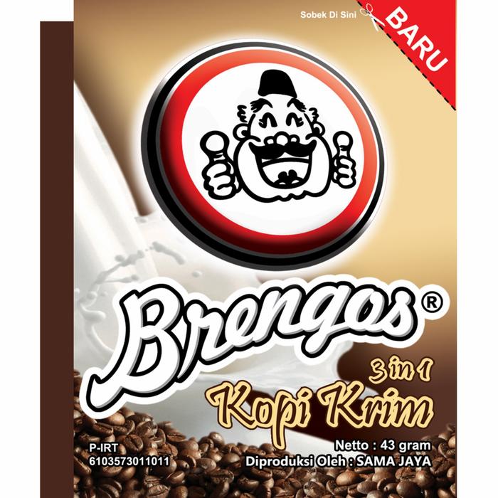 Gambar Kopi Brengos 3 in 1 kopi krim isi 43 gram x 5 sachet dari SAMAJAYA PBMcoffee undefined Tokopedia