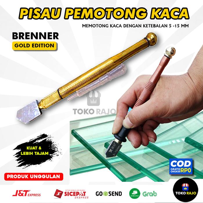 Gambar Pemotong Kaca Pisau Pemotong Kaca Pemotong Kaca Akuarium Pisau Kaca - BRENNER dari Toko Rajo undefined Tokopedia