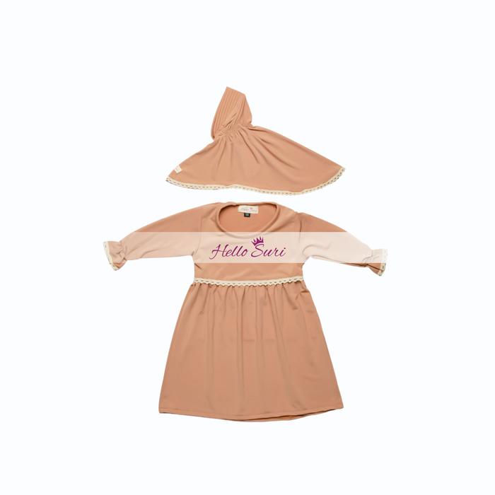 Gambar Gamis Anak Premium - Mocca, S dari Hellosuri undefined Tokopedia