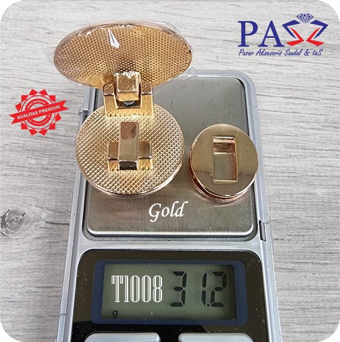 Gambar Kunci Tas T1008 (Premium Import) - Gold dari Pass Bandung undefined Tokopedia