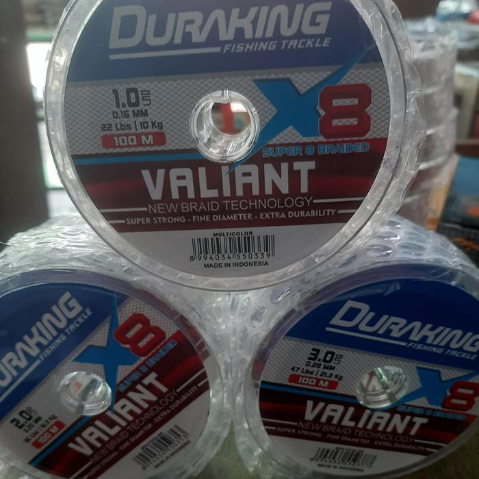 Gambar Senar PE Duraking Valiant x8 - Multicolor, 2.0 dari tsabit pancing undefined Tokopedia