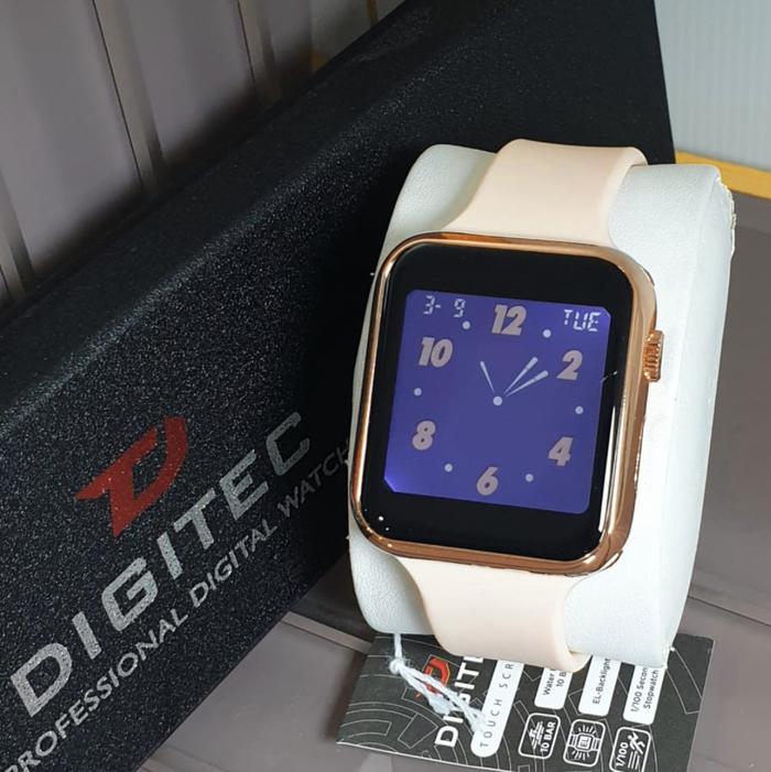 Jam tangan wanita Digitec DS 8076 Touch screen digital original RS gold  orange, 40 MM di Raja Shark Watch Tokopedia
