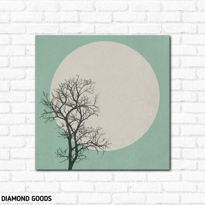 Gambar hiasan dinding wall decor poster kayu abstrak aestetik pop art - DAW4 dari diamondgoodss undefined Tokopedia