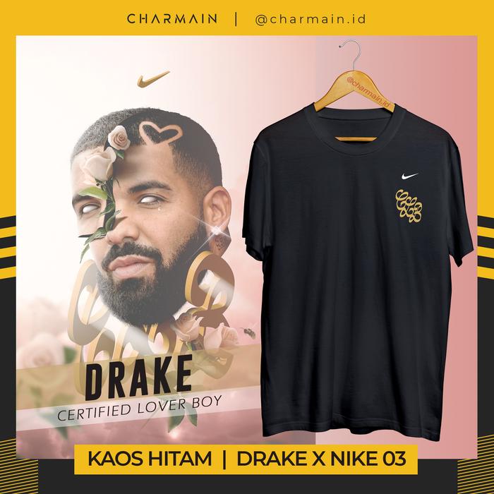 Gambar Kaos Drake CLB 2 Sisi Certified Lover Boy Nike Collaboration [DRK03] - Putih-depan, XL dari Charmain ID undefined Tokopedia