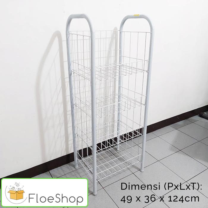 Gambar Rak Chiki-Ciki Snack Warung Display Pajangan Jumbo Serbaguna Susun 4 dari Floeshop undefined Tokopedia