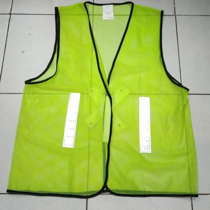Gambar Rompi lokal x kuning safety vest jaring scotlite scotlight - Hijau dari Supplier Glodok undefined Tokopedia