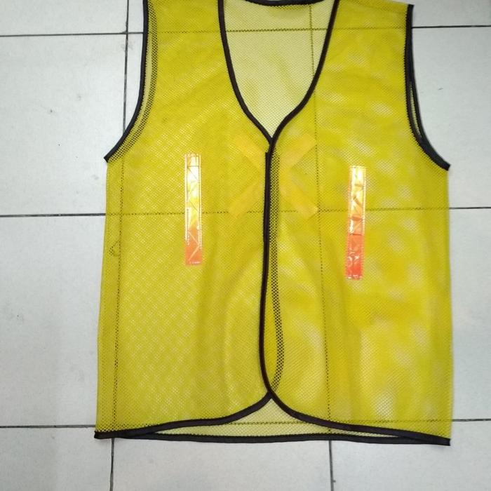 Gambar Rompi lokal x kuning safety vest jaring scotlite scotlight - Kuning dari Supplier Glodok undefined Tokopedia