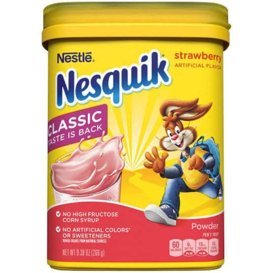 Gambar nesquik nestle nesquick strawberry flavor milk susu bubuk rasa stoberi dari Deextra undefined Tokopedia
