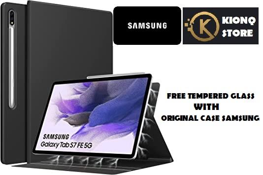 Gambar SAMSUNG GALAXY TAB S7 FE 5G - BLACK - 128GB - GARANSI SEIN - BL+TG+CASE ORI dari KIONQ STORE & SHOP undefined Tokopedia