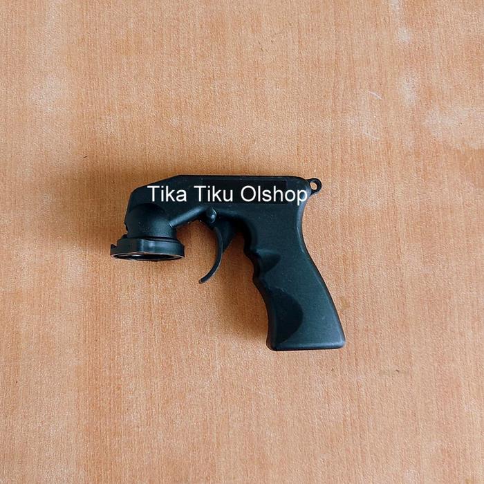 Gambar Alat spray gun untuk cat aerosol kaleng - Hitam dari Tika Tiku Shop undefined Tokopedia